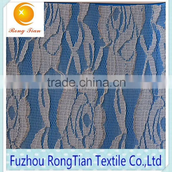 Wholesale Gauze Stretch Lace Fabric Silver Shiny for Swimsuit photo-3
