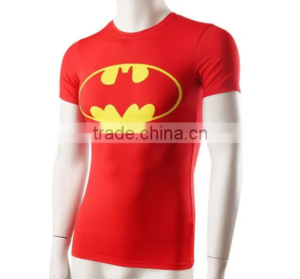 Bodybuilding Short Sleeve Marvel Cotton T Shirt Hot Items photo-5
