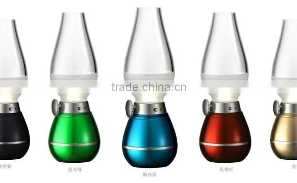 New Traditional Retro Vintage LED Table Lamp USB Rechargeable Blowing Control Night Light Lamp Fancy Table Lamp Room Decoration photo-2