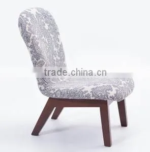 Solid Wood Cloth Chair ,Contracted Wooden Sofa For Living Room photo-4