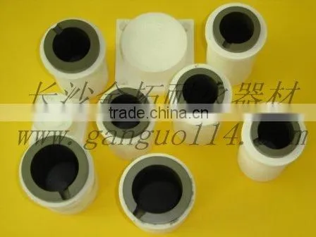 Customized Graphite Crucible and Quartz Sleeve,plastic Crucible