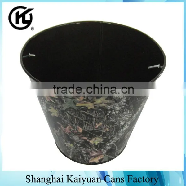 High Quality Round Wax Gift Candle Bucket Tin Can Box (various Lids and Printing) photo-4