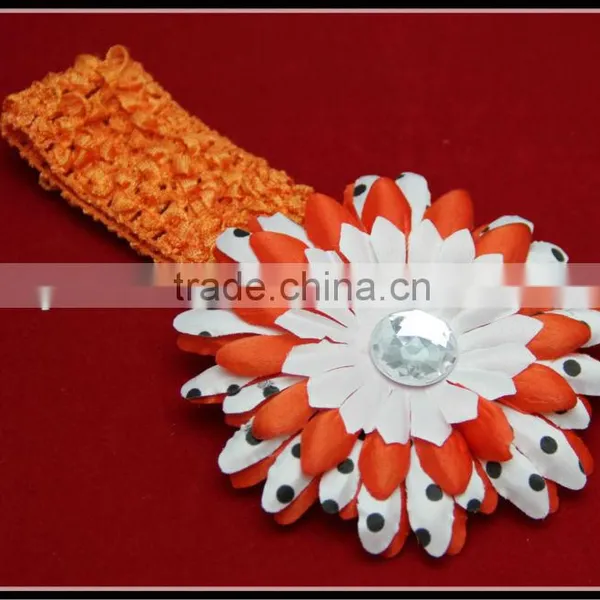 Cute Baby Crochet Headband With Decoration Flower
