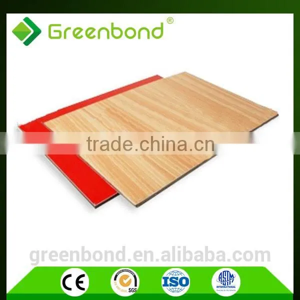 Wood Grain Aluminum Plastic Composite Board Panel for Curtain Wall photo-2