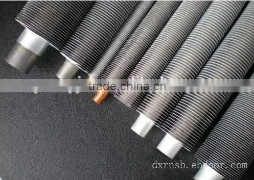 Air Cooler Pipe, L Type Aluminum 1060, O Strip Wound Steel Tube, Spiral Fin Tube, Application Heat Exchange.