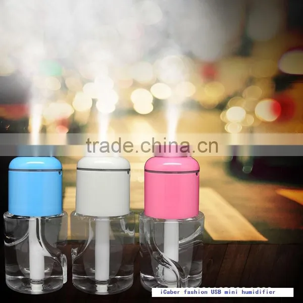 LED Usb Humidifier 180ML Bottle Caps Humidifier