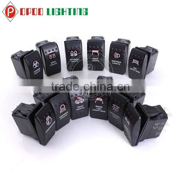 Factory Sell Rocker Switch T85,Laser Etched ON/OFF ARB Carling Rocker Switch T85 photo-4