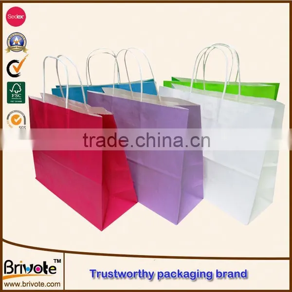 Waterproof Kraft Bubble Bag Matt Laminated Mini Kraft Paper Gift Bag Foil Kraft Paper Bag photo-4