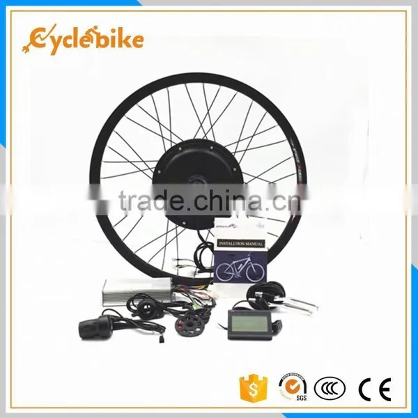 Wholesale 48v 1500w 60km Range Electric Bike Conversion Kit 1500watt photo-2