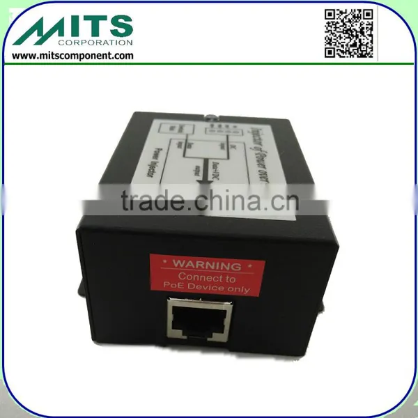 CE/FCC 24W/48V 1 Port Gigabit PoE Injector for IP Phone, IP Cam, AP, Security & Networking Devices photo-5