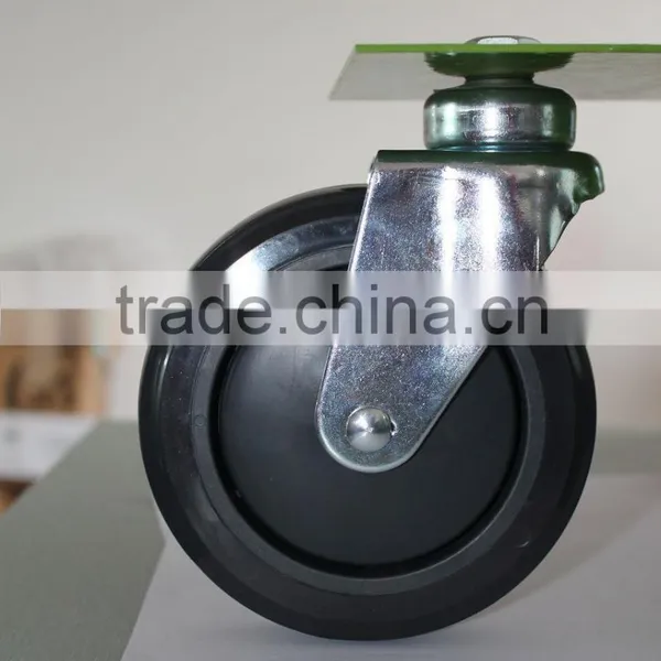 5'' PU Trolley Caster Swivel Caster photo-3