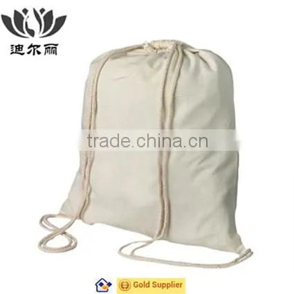 Wholesale Large Cotton Custom Printed Drawstring Laundry Bag photo-3