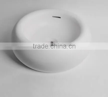New Design Model Solid Surface Basin, Wall-hung Wash Sink, Stone Resin Wash Basin,Artificial Stone Washing Basin photo-3