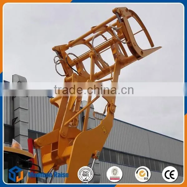 2 ton small log loader avt log wheel loader with removable arm