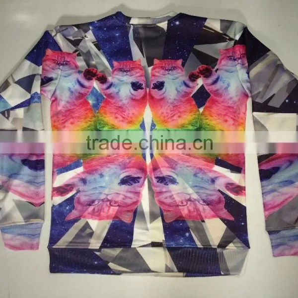 Custom Fleece All Over Printing Sweatshirts Wholesale Sweatshirts photo-2
