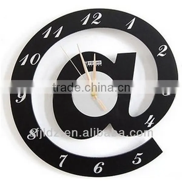 Decorative double sides simple wall clock Watch parts