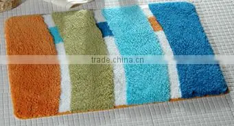 New Design Washsble Bathroom Mat no Har Removal Soft Rug Bathroom 2-piece Set Rug Mat photo-4