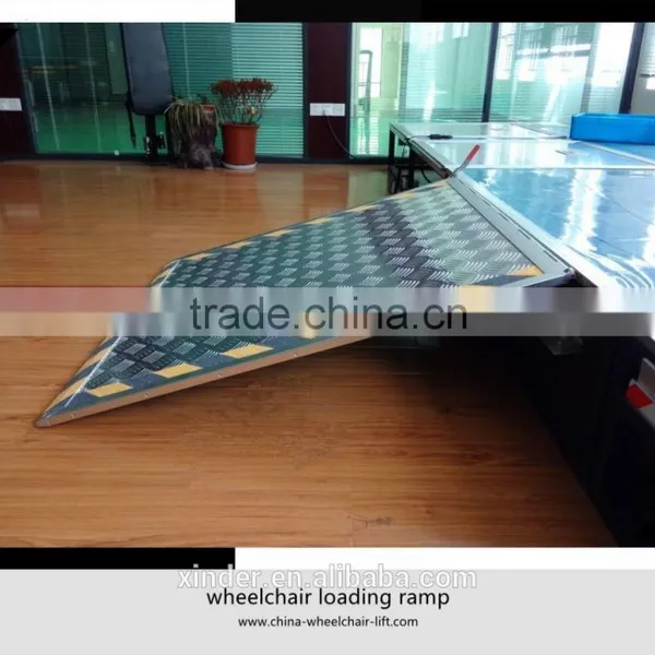 XINDER CE MWR Model Manual Folding Wheelchair Ramp for Disabled and Wheelchairs Used on Low Floor City Bus photo-3