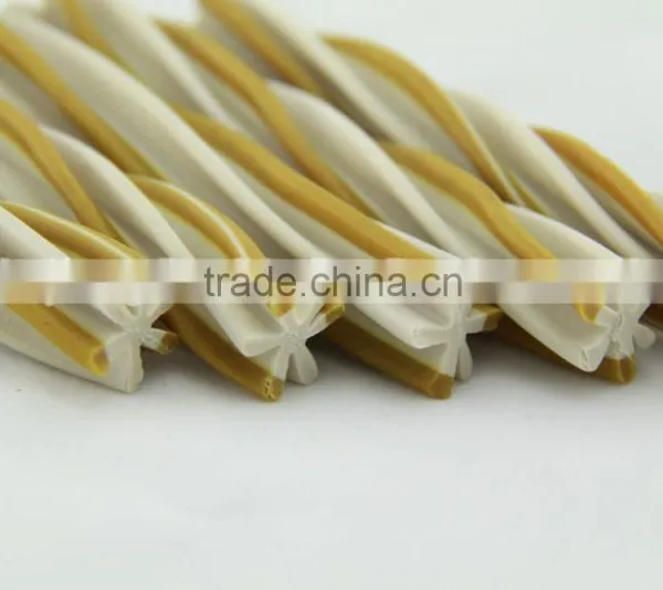 Carpe (two-tone Straight Hexagonal Natural Dog Chews)