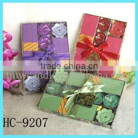 Incense Stick With Scented Candles Gift Set