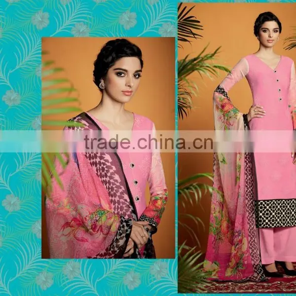 Artistic Pink Cotton Satin Designer Palazzo Suit/Designer Suits Shopping