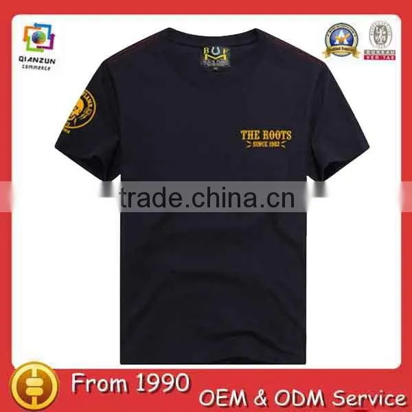 O Neck Black Printing Silk Shirts for Men