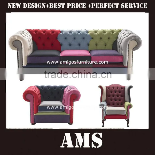 Living Room Sofas Patchwork Upholstery Furniture
