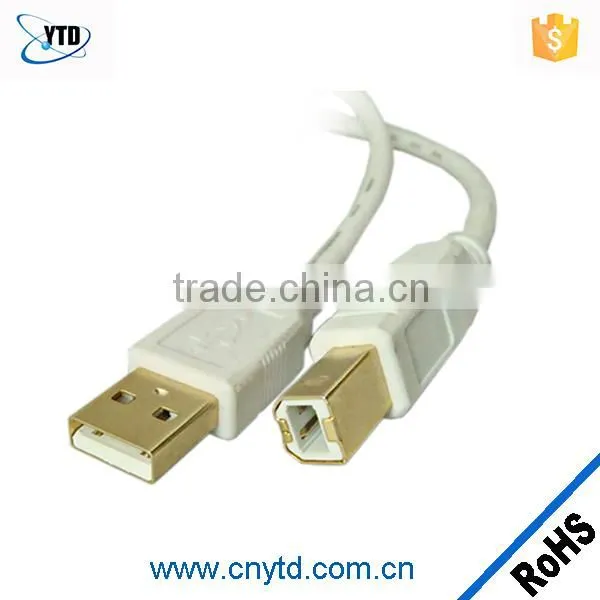 Am to Bm V2.0 White Printer Usb Cable Made in China photo-4