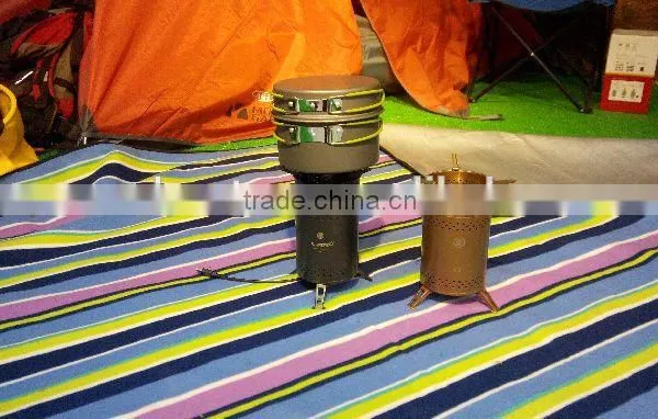 High Quality Titanium Treatment Solid Fuel Mini Army Camping Stove From China Nomado Corp