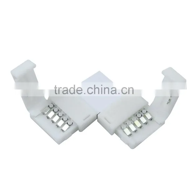 4pin LED Strip Clip, 4 Pin RGB LED Strip Connector For 10mm Width 5050 RGB photo-2