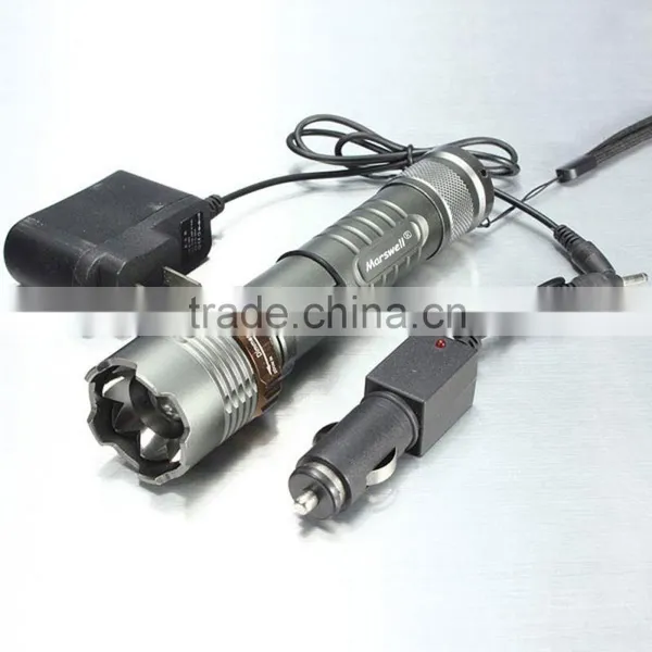 Cheap 2000lm 3 Mode Waterproof Lotus Head LED Flashlight Suit Gray photo-6