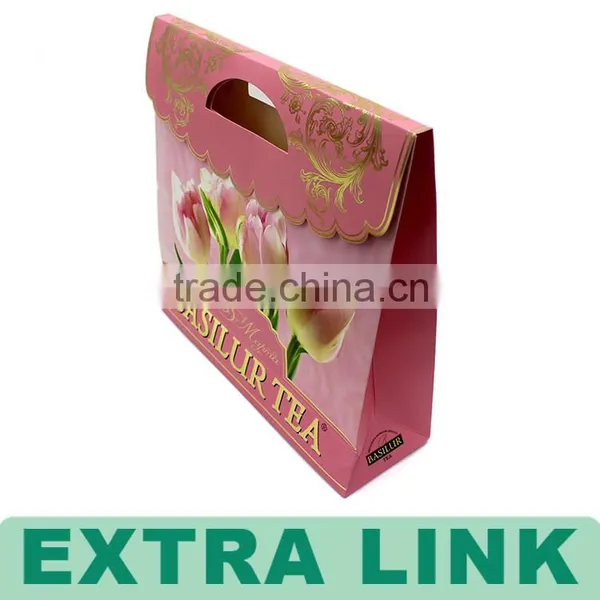 Extra Link Printed Customized Logo Festival Gift Shopping Big Strong Paper Bag photo-2