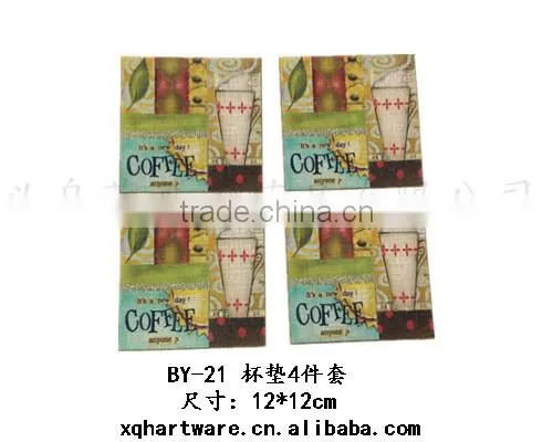 Small Order Accept Digital Printed Linen Fabric Custom Placemat photo-5