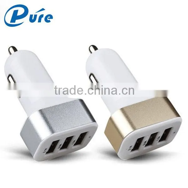 Wholesale Alibab 3 Usb Car Charger Adapter 3 Port Usb Car Charger Quick Charge Car Charger for Mobile Phone photo-6