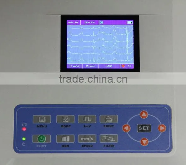 Portable Digital ECG/EKG Machine Price With CE Certificate (EKG-903BS) photo-3