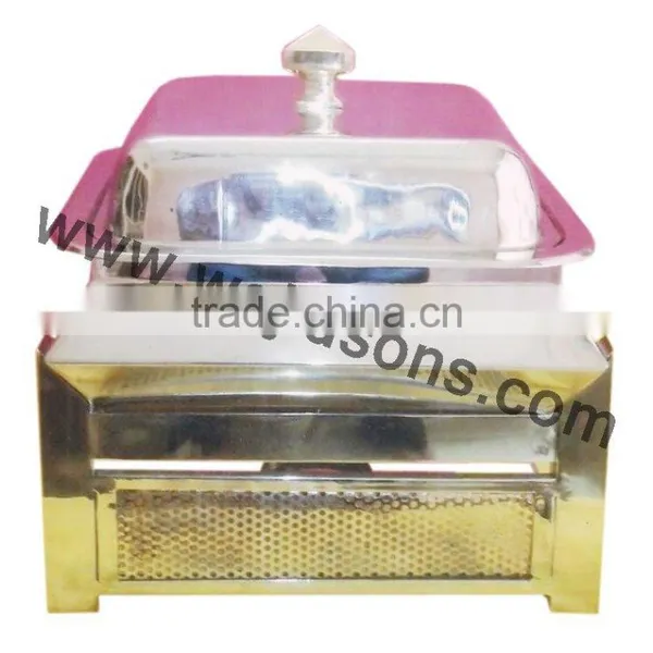 HANDMADE FANCY CHAFING DISH FOR SALE | NEW DESIGN CHAFING DISH | BRASS PLATED CHAFING DISH | HOTEL USED CHAFING DISH photo-4