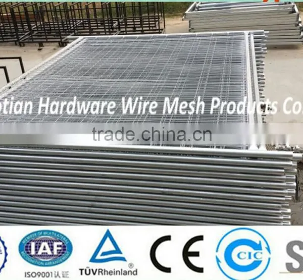 Temporary Metal Fence/hot Dipped Galvanized Welded Wire Mesh Fence With Pipe Frame photo-6