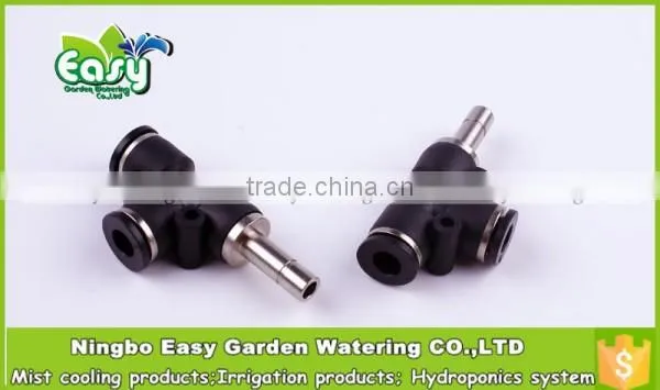 6-6MM Tee Joint With Slip Lock Plug. Pneumatic Tee Fittings.Quick Connector. for Hydro-pnuematic Technology