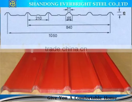 Top Quality Color Coated Corrugated Steel Roofing Tile photo-4