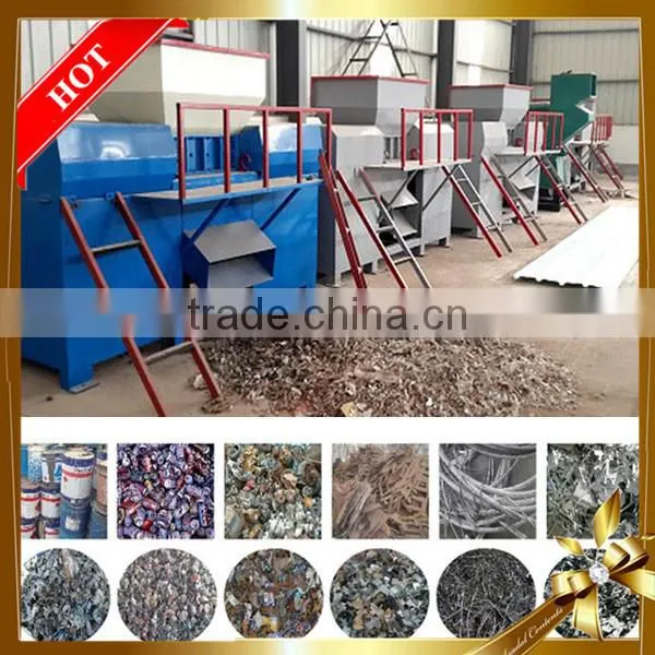 Philippines Twin Shaft 37kw Waste Tin Can Shredding Machine Small Model photo-6