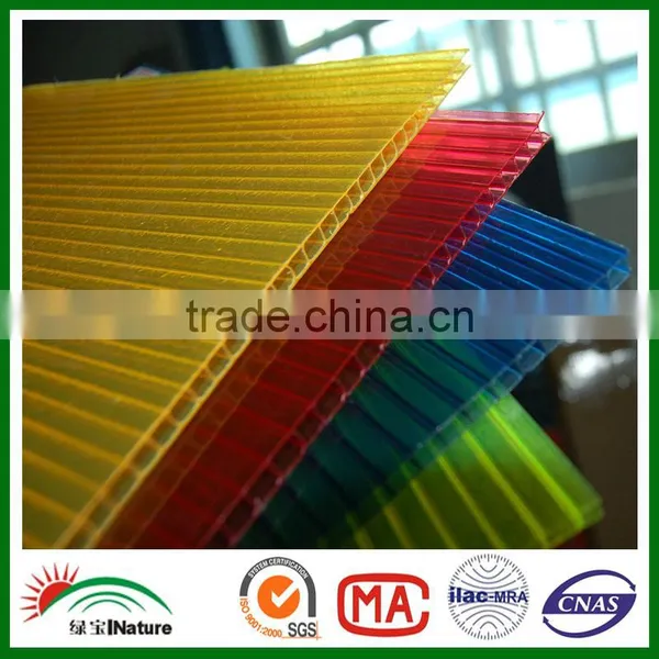 Makrolon Polycarbonate Sheets& 2016 Pc Hollow Sheet Twin-wall pc Panel Honeycomb Sheets photo-6
