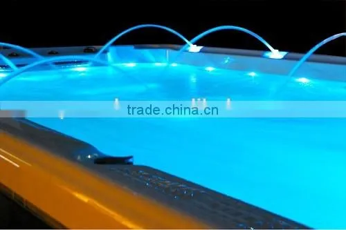 Wonderful Design Acrylic Outdoor Swimming Pool/swim Spa With Massage Area SRP-650 photo-6