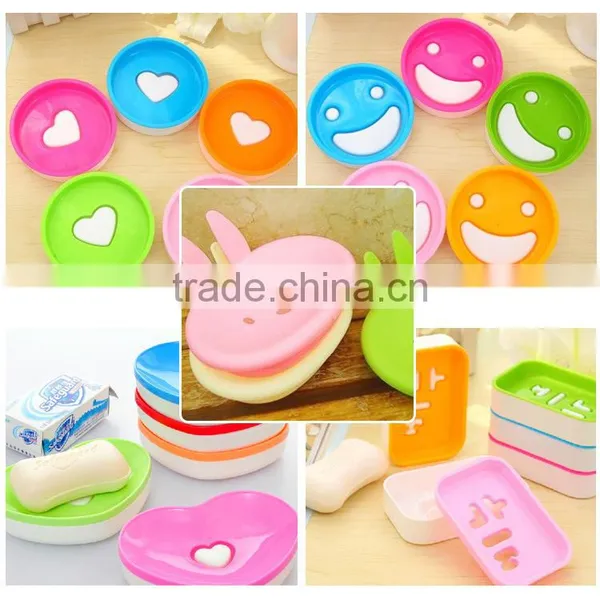 N172 High Quality Plastic Heart Shaped Soap Box photo-5
