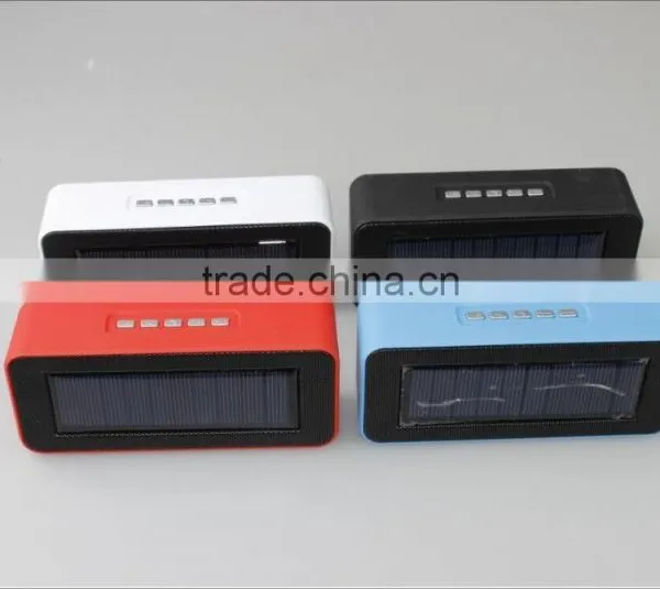 Factory Direct Sale New Arrival Outdoor Portable Solar Bluetooth Speaker Wireless Colorful Solar Speaker Support TF Card photo-3