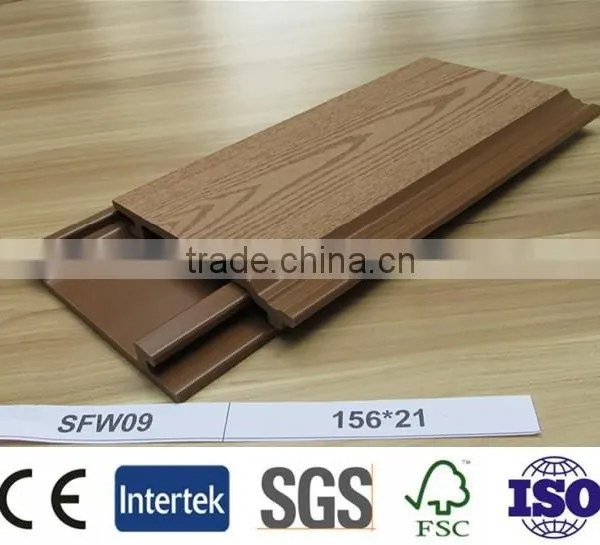 Eco-friendly Decorative Material,embossed Wood Wall Decor,wpc Wall Panel From China photo-2