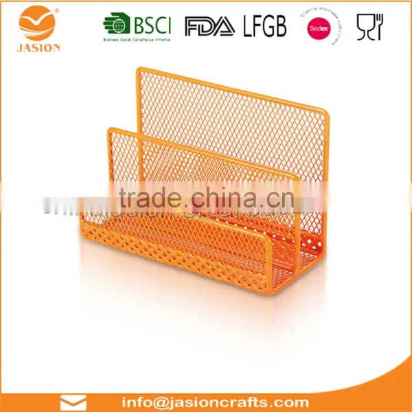Wire Magazine Newspaper Basket Post Storage Rack Holder photo-4
