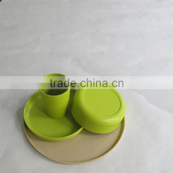 Welcome Eco-friendly Biological Bamboo Fiber Dinner Set photo-4
