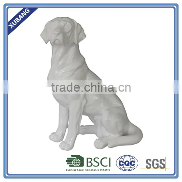 Poly Resin Left Hand Side Standing Dog Home Decor Figurine photo-2