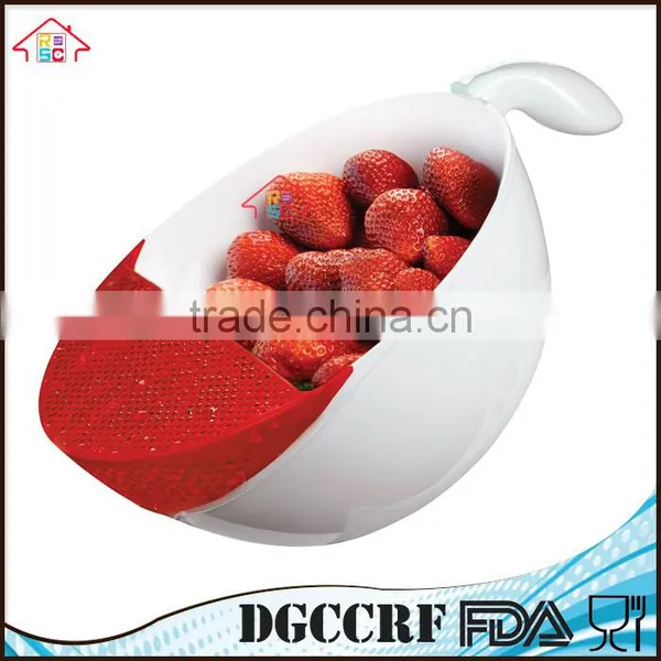 NBRSC Creative 2-in-1 Washer Soak & Strainer Washing Bowls Multifunctional Kitchen Gadgets Colanders photo-6