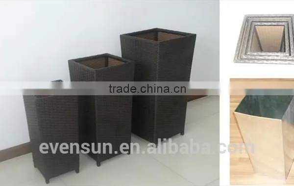 2015 Hot-selling Cheap Rattan Flower Pot photo-1